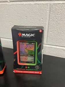 Starter Commander Deck - Draconic Destruction MTG Brand New Sealed - Picture 1 of 2