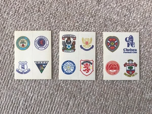 PANINI FOOTBALL 1991 STICK & LIFT STICKERS D,E,F (FREE P&P) - Picture 1 of 2