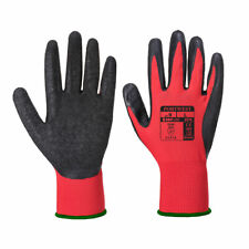 Portwest A174 Flex Grip Waterproof Latex Coating Breathable grip Glove Red/Black