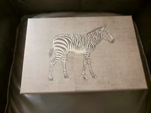 Memory/Storage Box Zebra 8x11x4.5 - Picture 1 of 11