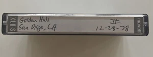 Grateful Dead: Golden Hall, San Diego CA, Set 2, 12-28-1978, Cassette - Picture 1 of 4