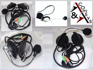 Kabelgebundenes Headset mit Mikrofon Kopfhörer USB Call Center Stereo Headphones - Bild 1 von 1