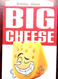 Fun BIRTHDAY Card for Friend Humor theme "BIG CHEESE" Another BD Hallmark S17 - Picture 1 of 2