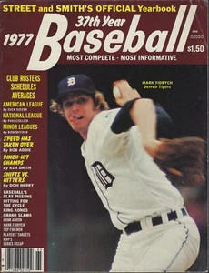 Annuario ufficiale Street & Smith's 1977 Mark "The Bird" Fidrych Detroit Tigers - Foto 1 di 2