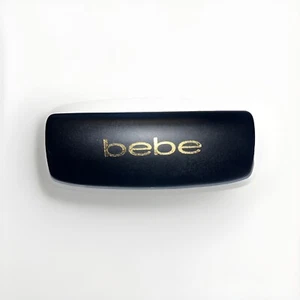 bebe Clamshell Schwarz Gold Schriftzug Brille Glasses Case Only - Bild 1 von 4