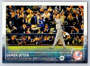2015 Topps Serie 1 Base # 319 Derek Jeter - New York Yankees BH - Bild 1 von 3