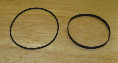 Juego de 2 correas - Grabadora de cinta carrete a carrete Craig 212, 2102, 2107, 2108 Sanyo MR-212 Foto 1 de 4