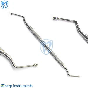 Dental Instruments Hemingway Lucus Bone Curette Periodontal Surgical CH878 Tools - Bild 1 von 2