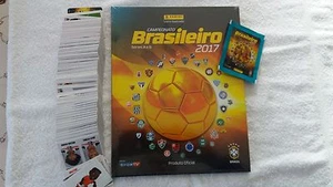 PANINI CAMPEONATO BRASILEIRO 2017 SOFTCOVER ALBUM + LOOSE STICKERS + 1 PACKET - Picture 1 of 8