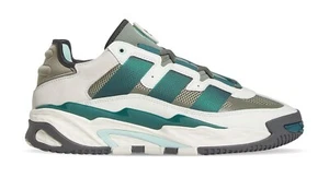 Adidas Originals Niteball taglia 11,5 bianche prezzo consigliato £ 110 nuovissime H06509 ULTIME PAIA - Foto 1 di 8