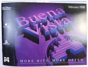 BUENA VISTA FEBRUARY 1998 VIDEO RELEASE CATALOGUE FACE/OFF + 5 VHS PROMO SLEEVES - Picture 1 of 10