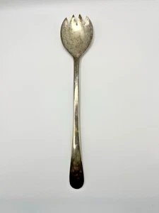 Vintage Sheffield England versilbert auf Rückseite Servierlöffel Gabel - Bild 1 von 3