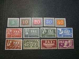 Schweiz , Mi.-Nr.: 447-459 , (PAX) postfrisch , MNH, KW: 450,00 - Bild 1 von 14