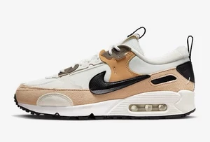 Nike Air Max 90 Futura Womens Tan Shoes Size 7 - Picture 1 of 7