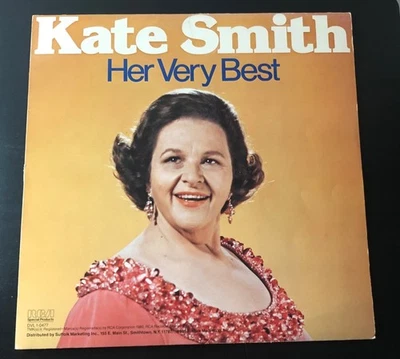 Kate Smith Her Very Best Vinyl LP Record 1980 DVL 1-0477 RCA Special Products - Image 1 of 4