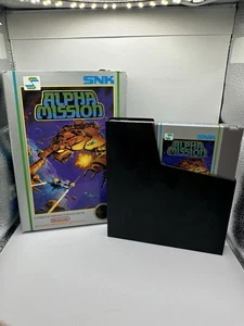Original Nintendo NES Alpha Mission CIB Complete Authentic Tested - Picture 1 of 11