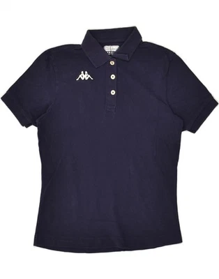 KAPPA Womens Polo Shirt UK 10 Small Navy Blue AO05 - Image 1 of 3