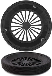 Sedmoon Reusable Plastic Paper Plate Holders 24 Pack 10" Heavy Duty Plastic Pape - Picture 1 of 12