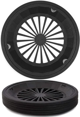 Sedmoon Reusable Plastic Paper Plate Holders 24 Pack 10" Heavy Duty Plastic Pape - Image 1 of 4