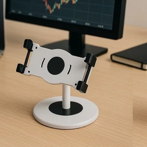 ABOVETEK Tablet Stand Holder Desktop Adjustable Universal 360 Rotating 90-01 - Picture 1 of 8