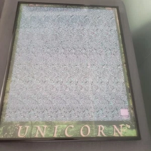 UNICORN Nvision Grafix  Holusion Poster 1993 14x11 Signed M Bielinski  P Herber - Picture 1 of 4