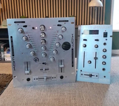 KAM Scratch Pro 100 DJ Mixer & Kam Silver Dwarf Crossfade DJ Equipment - Image 1 of 4