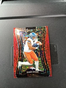 2024 Panini select Audric Estime Red Sparkle /49 #307 - Picture 1 of 10