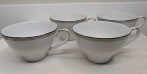 Lot of 4 Tea Cup - NORITAKE 6257 Graytone - 1960s Tea Cups - 4 pieces - JAPAN - Picture 1 of 3
