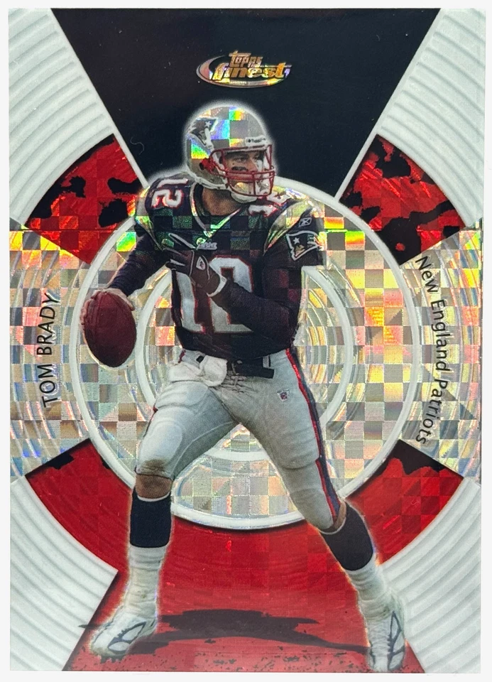 2005 Topps Finest Tom Brady Xfractor /250 Patriots - Image 1 of 2
