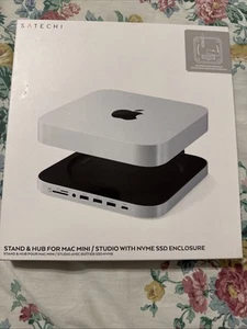 Satechi Stand & Hub for Mac mini / Studio with NVMe SSD enclosure - Bild 1 von 2
