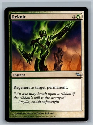 Magic The Gathering Shadowmoor Reknit #236/301 MTG TCG CCG - Image 1 of 2