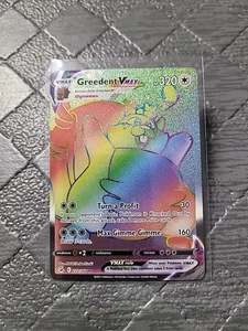 Greedent VMAX (Secret) 272/264 Swsh08: Fusion Strike Holo - Picture 1 of 2