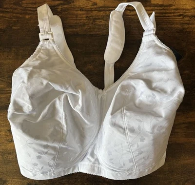 Новый Elila Jacquard полный охват полная поддержка бюстгальтер размер 36 М софтчашка 1305 беспроводной - Изображение 1 из 4