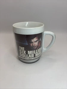 Vintage 1970s Six Million Dollar Man Insulated Plastic Mug Dawn Passaic NJ - Picture 1 of 5