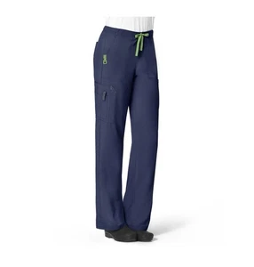 Pantalón Médico Carhartt Force Cross-Flex Para Mujer Corte Bota #C52110 Azul Marino Talla 2XL - Imagen 1 de 11