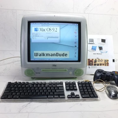 Apple iMac G3 Sage -  1GB RAM 128GB SSD | OS 9 - OS X - WIN 98 Custom Build - Image 1 of 4