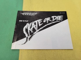 Skate or Die (Nintendo Entertainment System, 1988) NES Authentic Manual Instruct