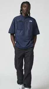 Camicia The North Face Trailwear invernale calda blu navy manica corta sopra XL uomo - Foto 1 di 17