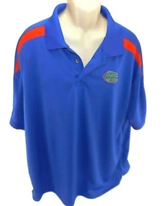 Florida Gators Herren Gr. XL Pro-Edge Performance Polo 100 % Polyester blau/orange - Bild 1 von 6