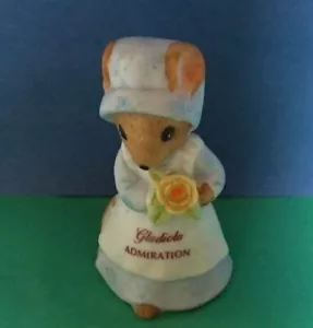 ENESCO FIGURINA VINTAGE ~ August Country Mouse - Foto 1 di 6
