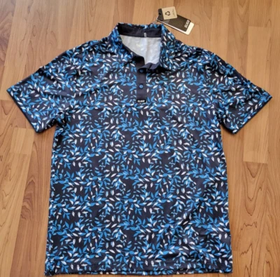 Mens Sligo Performance Golf Polo Shirt Moisture Wicking Quick Dry UPF40 Medium M - Image 1 of 4