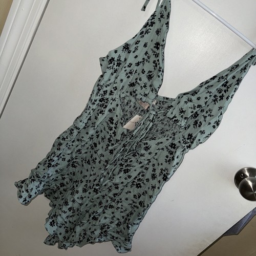 UNDERCOVER Pagliaccetto VS PINK alloro amore cravatta davanti taglia media floreale. Nuovo con etichetta