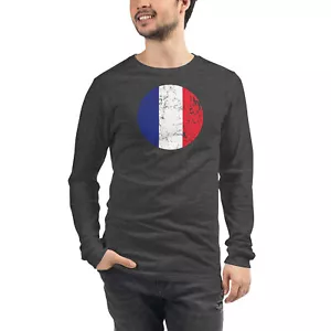 Camiseta de manga larga unisex French Roundel para hombre de la Primera Guerra Mundial - Imagen 1 de 13