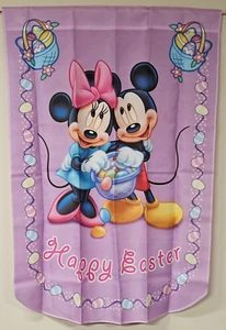Happy Easter Mickey & Friends Holiday Flag Hamilton Collection #0115 - Picture 1 of 2