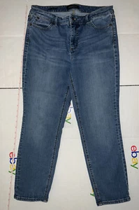 Talbots Flawless Five Pocket Jeans Slim Ankle Blue Stretch Size 10 Petite - Picture 1 of 6