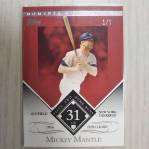 2007 Topps Moments & Milestones Mickey Mantle New York Yankees 1/1 - Picture 1 of 24