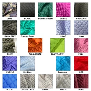 QUILTED EU Fabric Diamond Shape Stitch pets Soft Luxurious Bedding Coats 150cm - Picture 1 of 56