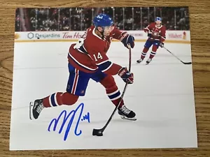 Nick Suzuki Autographed 8x10 Photo Montreal Canadians Captain - Picture 1 of 2