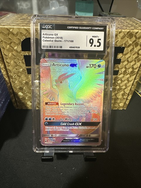 Mavin  Rayquaza GX SECRET RAINBOW RARE FULL ART Pokemon Celestial Storm  177/168 NM/M