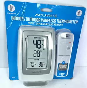 Acurite 00611A4 Digital Thermometer with Wireless Sensor -40 To 158 Deg. NEW - Picture 1 of 2